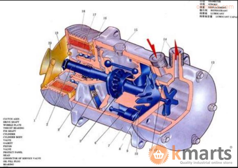 refrigeration compressor,compressor,Mitsubishi Compressor,Bristol Compressor,HITACHI Compressor,Danfoss compressor